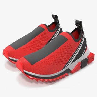 Sneakers Red 2 3D model