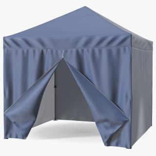 Outdoor Pop Up Gazebo Party Tent Blue 3D