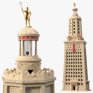 3D model Lighthouse of Alexandria Tower