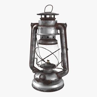 Vintage Kerosene Lantern 3D model