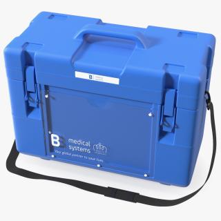 3D Vaccine Transport Box Blue