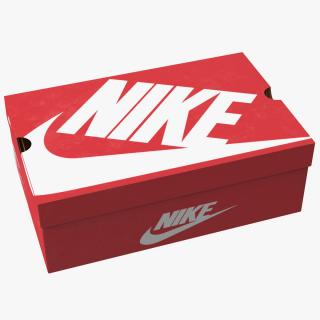 Nike Carton Shoe Box Closed 3D