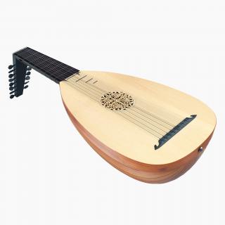 String Instrument Lute 3D