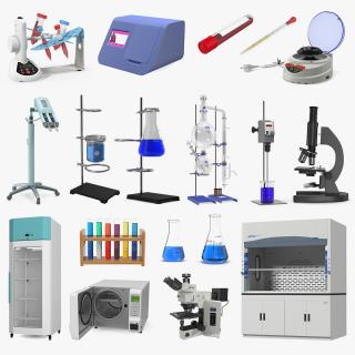 Lab Equipment Collection 10 3D