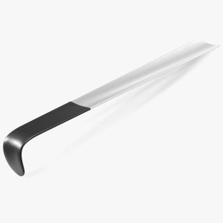 3D Long Handled Stainless Steel Shoe Horn model