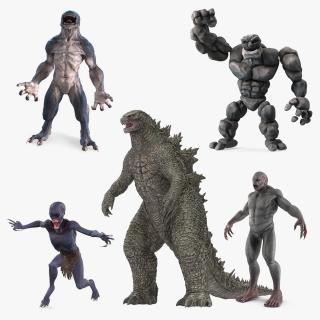 Monster Beasts Collection 4 3D