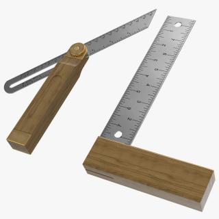 Carpentry Squares Generic Set 3D model