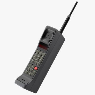 Vintage Analogue Cell Phone 3D