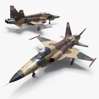 Iranian HESA Saeqeh Fighter Aircraft Simplified 3D