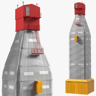 3D model Drilling Rig Shelter