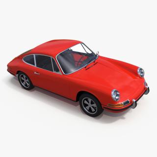 3D Sport Car from 1960s Simplified