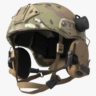 3D Tactical Gear Helmet Green Camo