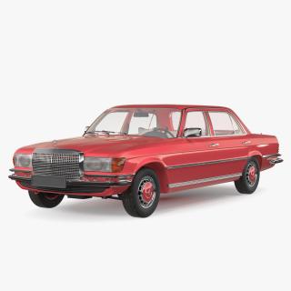 Mercedes Benz 350 SE Orange 3D