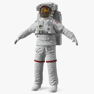 Astronaut Space Suit with Helmet 3D