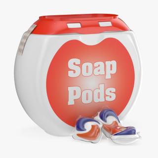 3D Detergent Soap Pods Pack 2