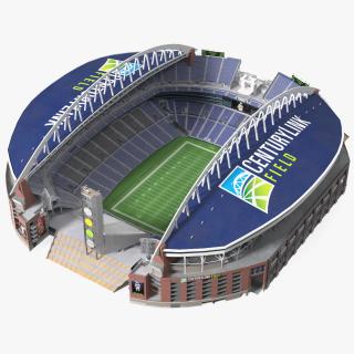 3D Lumen Field Multi Purpose Stadium model