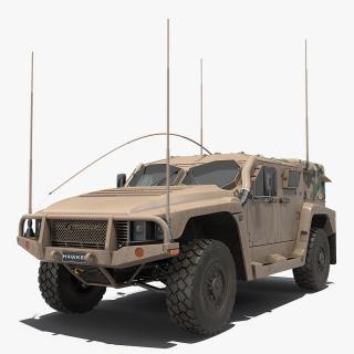 3D model Hawkei Thales 4x4 Vehicle