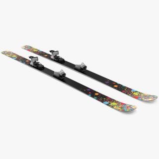 3D Snow Skis 3