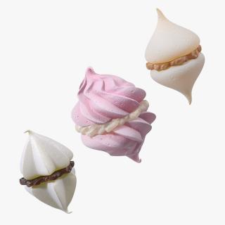 Meringue Cookies Collection 6 3D model