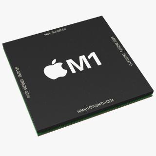 3D model Apple M1 System on a Chip