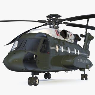 Sikorsky VH-92 Marine One Rigged 3D