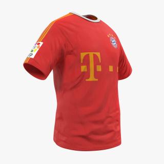 3D Soccer T-Shirt Bayern 2 model