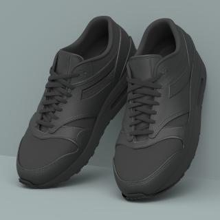 Black Sneakers 3D model