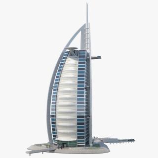 3D model Burj Al Arab Luxury Hotel