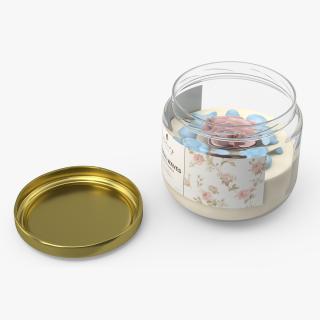 3D model Glass Jar Candle ReStory Open with Cover