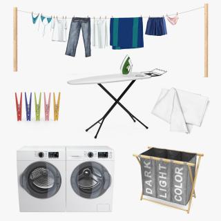 3D model Laundry Collection 5