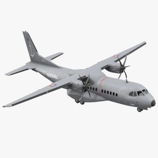 3D Airbus C295 Twin Turboprop Maritime Patrol Aircraft