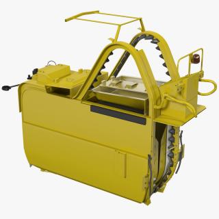 3D Grape Harvester Machine model