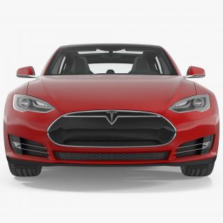 Tesla Model S 90D 2015 3D