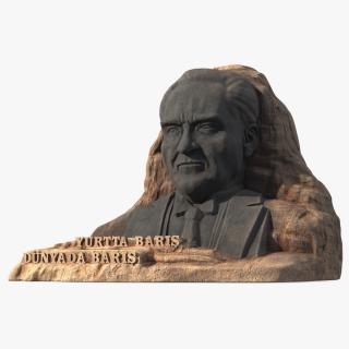 3D Ataturk Mask Monument