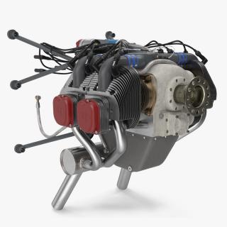 Electronic Fuel Injected Aircraft Engine UL260i 3D