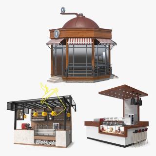 3D model Coffee Shops Collection 2