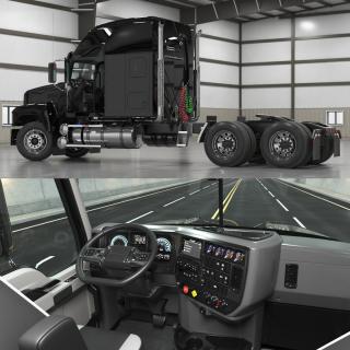 Pinnacle 2025 Truck Black Rigged 3D