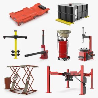 Garage Equipment Collection 2 3D model