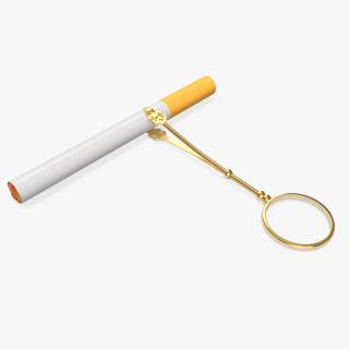 3D Cigarette Holder Finger Ring model