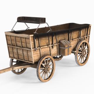 3D model Open Wagon