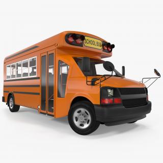 3D Small School Bus