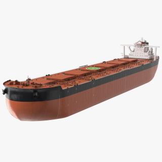 Bulk Carrier Ship Dirty Empty 3D model