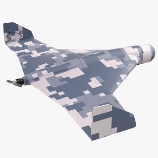 Kamikaze Drone Winter Camouflage 3D