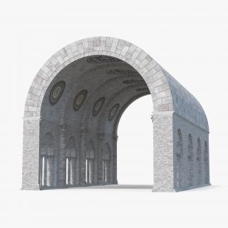 3D Barrel Vault Greco Roman 2