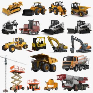 3D Industrial Vehicles Big Collection 2