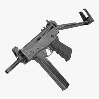 3D model Submachine Gun PP-91 KEDR