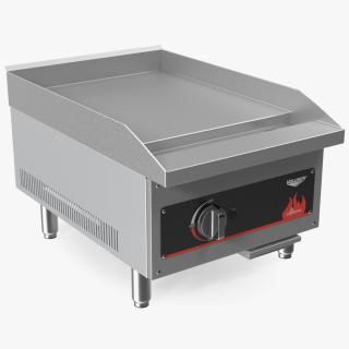 Vollrath 40719 Cayenne 18 Flat Top Gas Countertop Griddle 3D