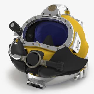 Commercial Dive Helmet 3D