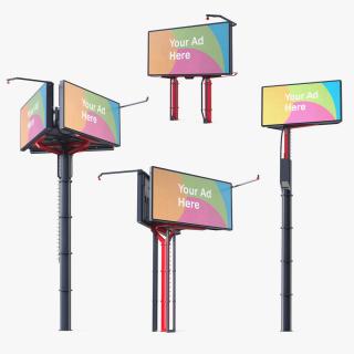 3D Digital Billboards Collection 2