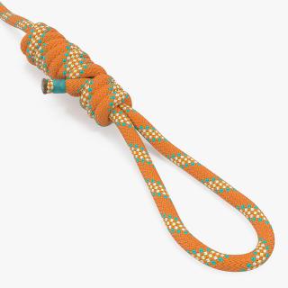 Bimini Twist Knot Rope 3D